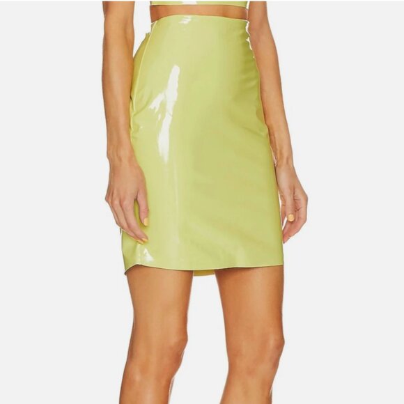 Commando Glossy Neon Mini Skirt - Picture 1 of 9